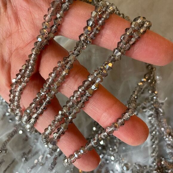 Mac Duggal 20307 Bishop Sleeve Sequin Dress Size 22 - Picture 9 of 13